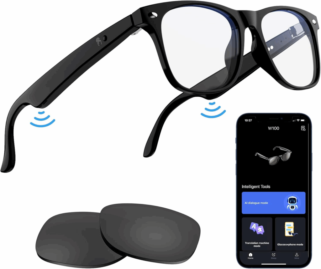 Ăculos com fone embutido bluetooth 2025